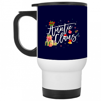 14 oz. White Travel Mug