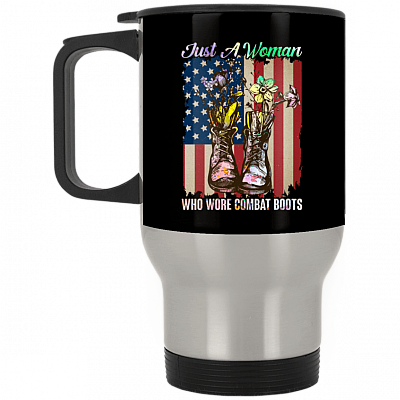 14 oz. Silver Travel Mug