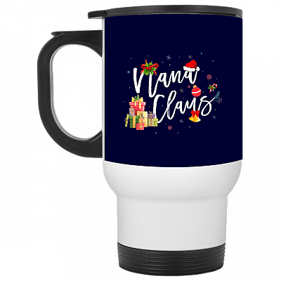 14 oz. White Travel Mug