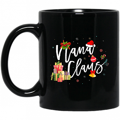 Nana-Claus Funny Christmas Ceramic Coffee Mug - Water Bottle - Color Changing Mug