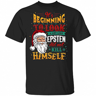 It's Beginning To Look A Lot Like Epstein Did Not Kill Himself T-Shirt
