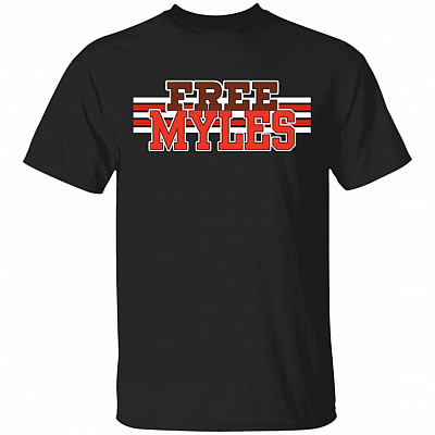 Free Myles Funny Cleveland T-shirt - V-neck Tee