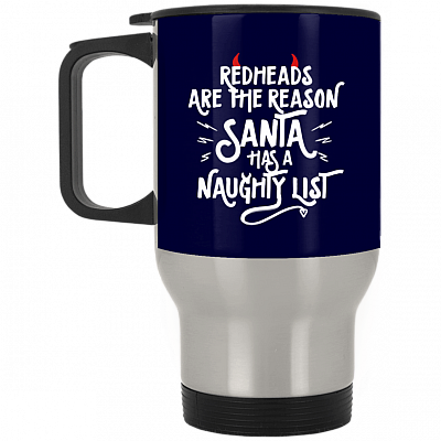 14 oz. Silver Travel Mug