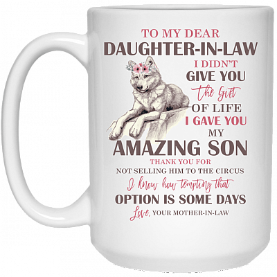 15 oz. White Mug