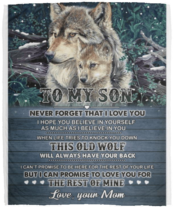 To My Son Blanket To My Son Never That I Love You Blanket