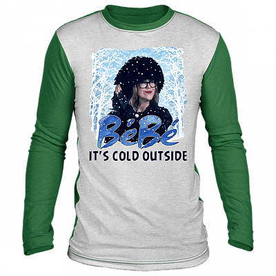 Bebe It Cold Outside Ugly Christmas Sweater Long Sleeve