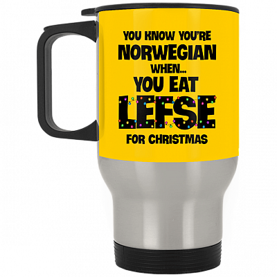 14 oz. Silver Travel Mug