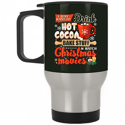 14 oz. Silver Travel Mug