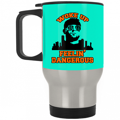 14 oz. Silver Travel Mug