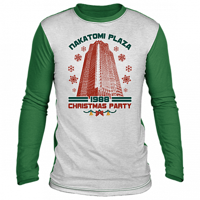 Nakatomi Plaza Ugly Christmas Sweater Long Sleeve