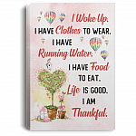 I Woke Up I Have Clothes To Wear Gallery Wrapped Framed Canvas Prints - Unframed Poster - Home Decor Wall Art