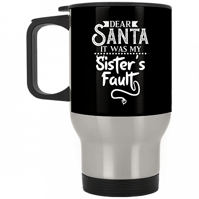 14 oz. Silver Travel Mug