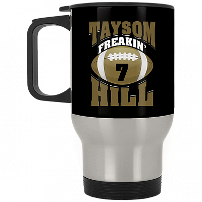 14 oz. Silver Travel Mug