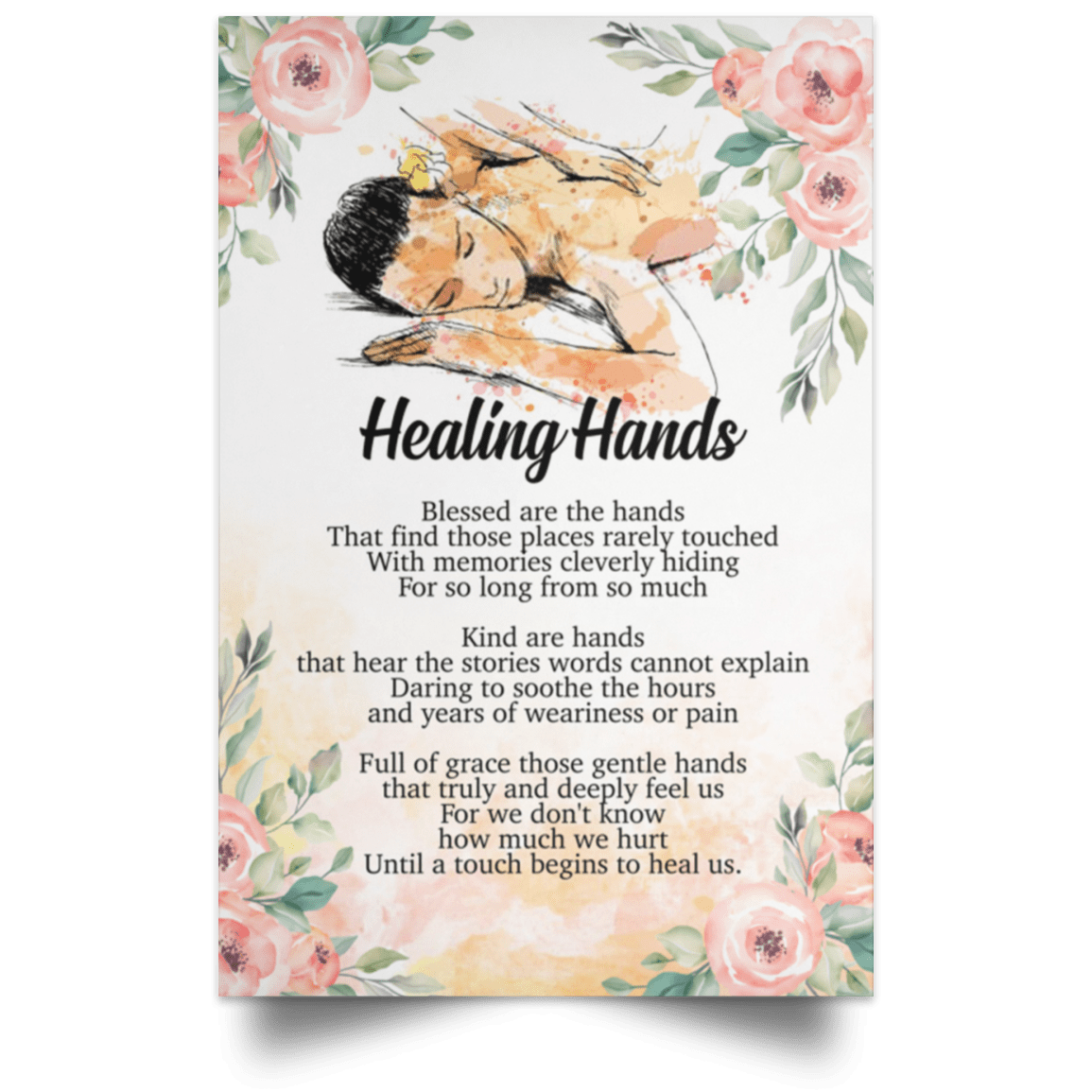 Massage Therapist Gifts Healing Hands Blessed Are the Hands Massage