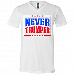 Never Trumper Anti Trump T-shirt - V-neck Tee