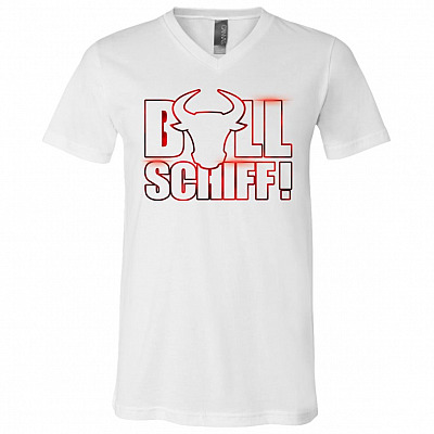 Bull-Schiff Funny Political T-shirt - V-neck