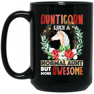 15 oz. Black Mug