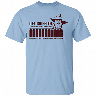 Del American Light and Fixture Director of Sales Shower Curtain Ring Division Thanksgiving Griffith T-Shirt
