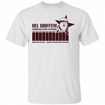 Alternative view of Del American Light and Fixture Director of Sales Shower Curtain Ring Division Thanksgiving Griffith T-Shirt