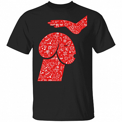 Christmas Penis Dog Cute Funny T-Shirt
