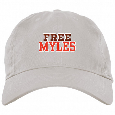 Free Myles Funny Cleve-land Twill Cap - High-Profile Snapback Hat - Trucker Hat