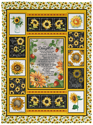 To My Daughter Wherever Your Journey In Life May Take You Fleece Blanket-Premium Sherpa Blanket-Woven Blanket