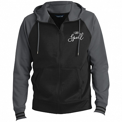 I Cunt Spell Premium Full-Zip Hooded Jacket – Fleece Letterman Jacket