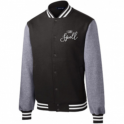 Fleece Letterman Jacket