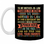 To My Mother In Law Thanks For Being My Mother In Law Mug-Beer Stein-Water Bottle-Color Changing Mug