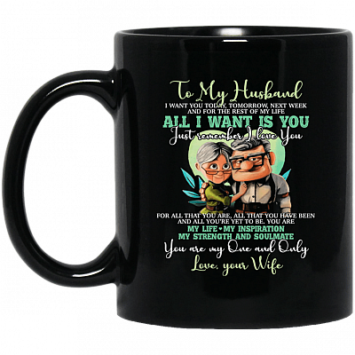 11 oz. Black Mug