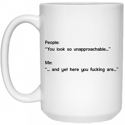15 oz. White Mug