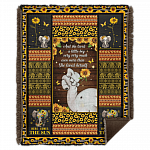 To My Son Always Remember Elephant Fleece Blanket - I Love You Son Elephant Premium Sherpa Woven Blanket