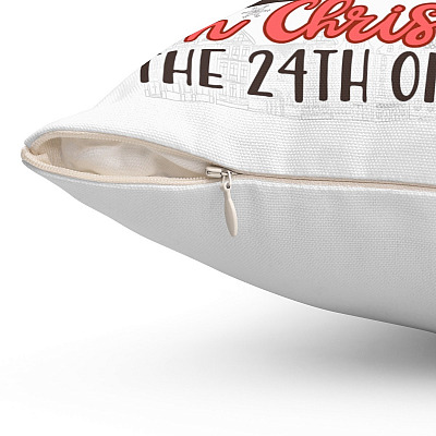 Alternative view of You Know You'are Swedish When God Jul Gnome Throw Pillow - Decorative Pillow - Indoor Outdoor Cushion