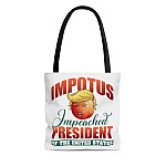 Impeached President Of The United States All Over Print Tote Bag - Shoulder Bag - Reusable Grocery Shopping Bag