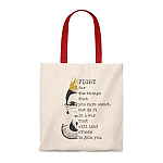 Fight For The Things That You Care Ruth Bader Ginsburg Tote Bag - Shoulder Bag - Reusable Shopping Bag