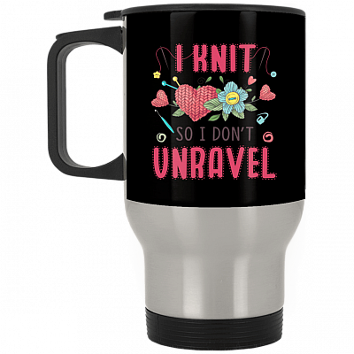14 oz. Silver Travel Mug