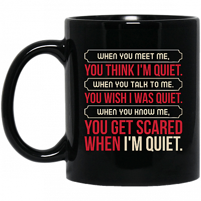 11 oz. Black Mug