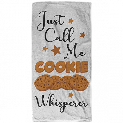 Just Call Me The Cookie Whisperer Funny Bath Towel Decor - Beach Towel
