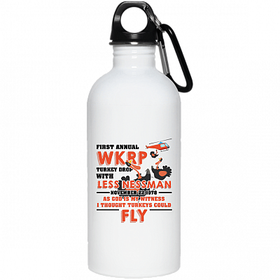 Alternative view of First Annual WKRP Turkey Drop With Nessman Ceramic Coffee Mug Cup - Travel Mug - Beer Stein - Stainless Water Bottle