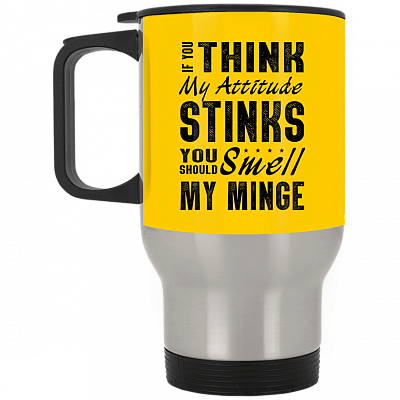 14 oz. Silver Travel Mug