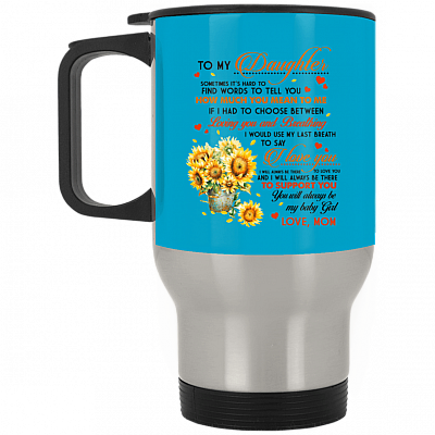 14 oz. Silver Travel Mug