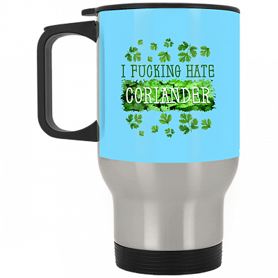 14 oz. Silver Travel Mug