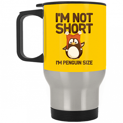 14 oz. Silver Travel Mug