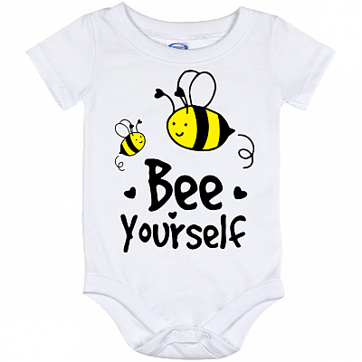 Bee Yourself Baby Onesie - Baby Infant Bodysuit