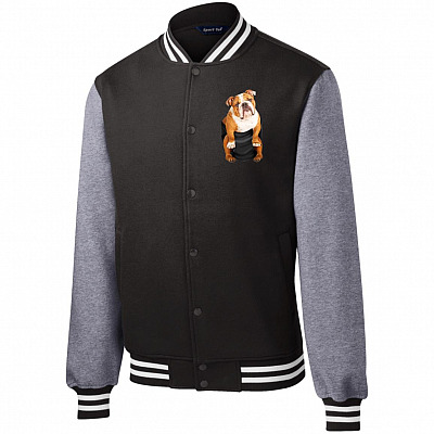 Fleece Letterman Jacket
