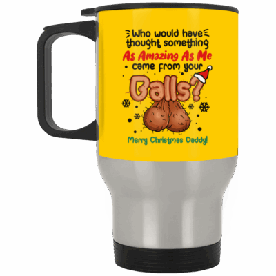 14 oz. Silver Travel Mug