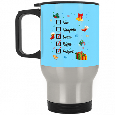 14 oz. Silver Travel Mug