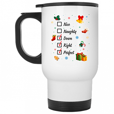 14 oz. White Travel Mug