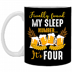 Finally Found My Sleep Number Beer Ceramic Coffee Mug - Beer Stein - Travel Mug - Color Changing Mug