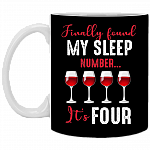 Finally Found My Sleep Number Wine Ceramic Coffee Mug - Beer Stein - Travel Mug - Color Changing Mug